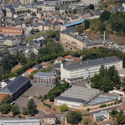 Vue aérienne du Lycée René-Cassin